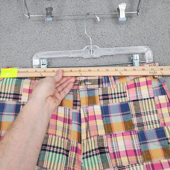 Bobby Jones Players Men's Patchwork Plaid Colorful Shorts Size 36 - Picture 2 of 15